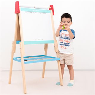 All-in-1 easel - blue/red